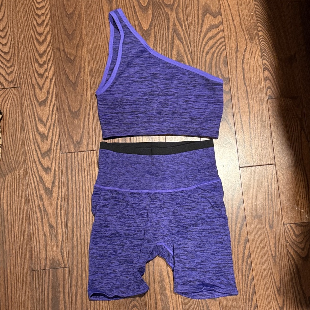 Peloton Purple Activewear Set